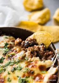 Beef Enchilada Dip Cheesy Creamy Spend With Pennies