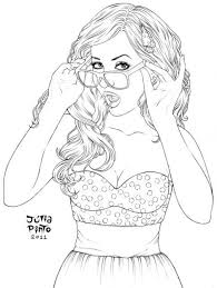 Hipster Tumblr Coloring Pages Tumblr Coloring Pages People Coloring Pages Coloring Pages For Girls