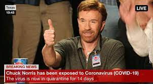 Discover the latest breaking news and read analysis from chuck norris on the townhall tipsheet. Riotburnz On Twitter Wenn Chuck Norris Niest Kauft Sich Covid19 Klopapier Und Desinfektionsmittel