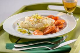 Kabeljaufilet Mit Zitronen Petersilien Butter Rezept Kabeljaufilet Rezepte Mit Karotten Kabeljau
