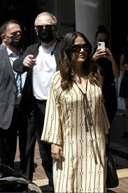 Salma hayek initially rejected the role of ajak in marvel's upcoming eternals thinking god knows what kind of grandmother they want me to play. Salma Hayek Looks Stylish In Cannes Gotceleb