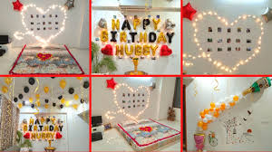 Show your love for your boyfriend with these romantic birthday ideas that he will never forget. Birthday Decoration Ideas Romantic Birthday Room Decoration For Husband At Home Het Decor Youtube