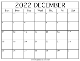 printable december 2022 calendar
