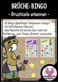 Bruche Bruchrechnen Bruche Bingo