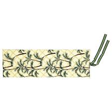 Solblekt Chaise Pad Palm Pattern Yellow In 2020 Ikea Outdoor Ikea Outdoor Cushions