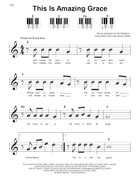 It's not particularly difficult to play, and the wonderful thing is that it's open to a lot of. This Is Amazing Grace Piano Sheet Music By Phil Wickham Super Easy Piano