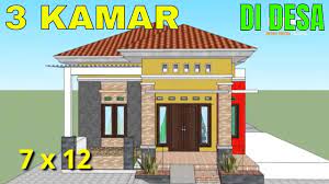 30 model rumah minimalis sederhana 2019 dekor rumah. Desain Rumah Minimalis Sederhana 1 Lantai 3 Kamar Tidur 7 X 12 Full Denah Dan Tampak Content