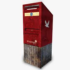 Post Box 3d Model Ad Post Box Model Post Box 3d Model Post Box 3d Model