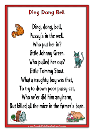 Rhymes Worksheets Ding Dong Bell Nursery Rhymes Lyrics Kids Nursery Rhymes Nursery Rhymes Songs