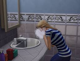 mod the sims wash face at sinks