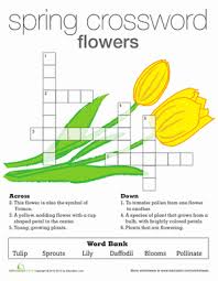 The hawthorn also has small hard fruit which this lovely flower can be white, yellow, red, purple or pink. Spring Flowers Crossword Worksheet Education Com Spring Blooming Flowers Spring Words Spring Flowers