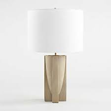 This retro style lamp is perfect for the bedside table in the there are multiple colors to choose from including black, white, rose gold, and chrome. Table Lamps For Bedside And Desk Crate And Barrel