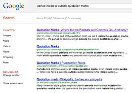 Punctuation Inside Or Outside Quotes. QuotesGram via Relatably.com