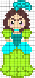 Disney Drizella Cinderellas Evil Step Sister Perler Bead Pattern Creations Disney Au Point De Croix Hama Beads Disney Perles Hama