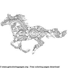 Easy 56 Zentangle Horse Pattern Coloring Pages Horse Coloring Pages Pattern Coloring Pages Horse Pattern