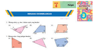 Terkejut mungkin dgn silibus yg banyak (13 topik) dan first time belajar pakai kalkulator? Kssm Matematik Tingkatan 2 Bab 4 Poligon Menjana Kecemerlangan No2 No3 Buku Teks Tingkatan 2 Youtube