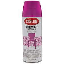 Candy Razz Krylon Shimmer Metallic Spray Paint Hobby Lobby 80785862
