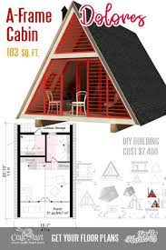 These houses boast high interior ceilings, open floor plans, large windows, loft space and wood siding, among other features. Cute Small Cabin Plans A Frame Tiny House Plans Cottages Containers Craft Mart