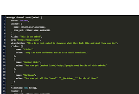 The room in your mood. Discord Js Footer With Url Code Example