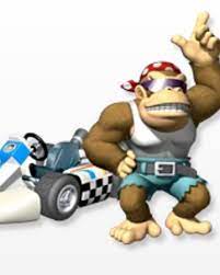 Play time trial mode on all 32 courses. Funky Kong Mario Kart Racing Wiki Fandom