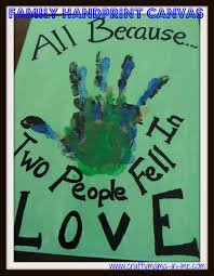 Family Handprint Canvas Crafty Mama In Me We made this handprint canvas last year for my dad, and i think it's one of my favorite projects it's really easy to do but, like the handprint calendar , makes a great keepsake to remember their little. family handprint canvas crafty mama