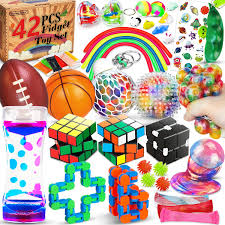 Obovo fidget toys, fidget pack, 30 pcs fidget toy set anxiety relief fidgets for kids and adults, kids toys fidget toys pack can be given to kids or adults as gifts on weekdays, holidays or birthdays 4.8 out of 5 stars 24 Amazon Com Hhobby Stars 42 Pcs Sensory Fidget Toys Pack Stress Relief Anxiety Relief Tools Bundle Figetget Toys Set For Kids Adults Autistic Adhd Toys Stress Balls Infinity Cube Marble Mesh Fidgets