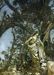 162 Never So Weary Never So In Woe Bedabbled With Dew And Torn With Briars Jpg 1 160 1 600 Pixels Arthur Rackham A Midsummer Night S Dream Art
