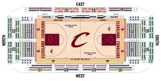 Seating Charts Quicken Loans Arena Official Website Cavs