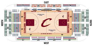 seating charts quicken loans arena official website cavs