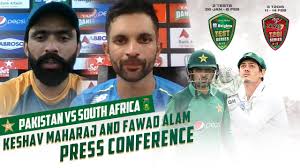 Keshav maharaj gives an honest recollection of his debut for south africa: Keshav Maharaj And Fawad Alam Press Conference Pcb Me2t Youtube