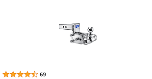 B&W Trailer Hitches Chrome Tow & Stow Adjustable Trailer Hitch Ball Mount