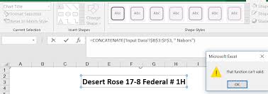 In Excel Issue With Concatenating Formula In Chart Title