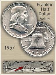 1957 franklin half dollar value discover their worth