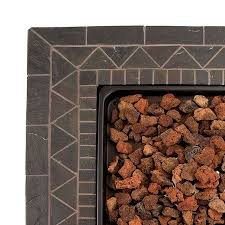 Blue Rhino Endless Summer Outdoor Propane Gas Lava Rock Patio Fire Pit Brown Walmart Com Outdoor Propane Fireplace Fire Pit Lava Rocks Patio Fire Pit