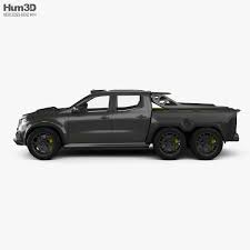 3d Model Of Mercedes Benz X Class Carlex Exy Monster X 6x6 2019 Mercedes Benz Benz Mercedes