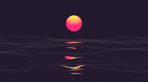 Find funny gifs, cute gifs, reaction gifs and more. Neon Retro Sunset Wallpapers Wallpaper Cave
