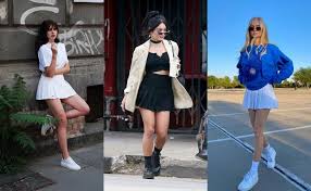 Solltest du dich mit einem kurzen tennisrock nicht wohlfühlst, kannst du durch geschickte kombination aus rock und panty mit einem outfit antreten, das ebenfalls modisch überzeugt. Tennisrock Outfit So Einfach Lassen Sich Die Sportlichen Teile Stylen