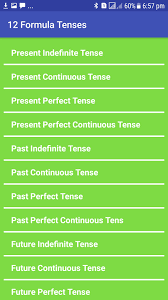 Types of tense in english grammar subscribe our you tube channel for more videos. 12 Formula Tenses For Android Apk Download