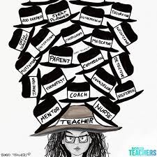 The Many Hats A Teacher Wears A Masterful Balance Of Chaos Bored Teachers Teacher Humor Teachers