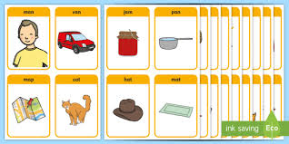 Word automatically adjusts the page size to your selection. Cvc Flashcards Pdf 3 Letter Word Flashcards Printable