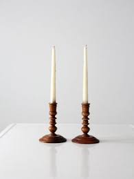 Vintage wood candle holders, vintage wooden candlesticks, boho global decor, carved wood centerpiece. 250 Best Wooden Candle Sticks Ideas Wooden Candle Sticks Wooden Candles Candle Holders