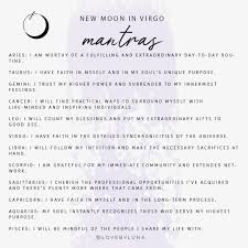 New Moon In Virgo Virgo Moon New Moon Moon Quotes
