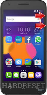 Encienda el teléfono con tarjeta sim no aceptada. Modo De Recuperacion Alcatel Pixi 3 4 5 Mostrar Mas Hardreset Info