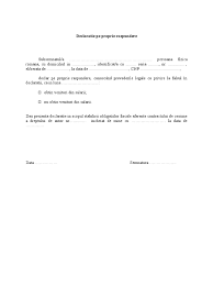 Femeia avea asupra ei o declaraţie pe proprie răspundere. Declaratie Pe Proprie Raspundere Drepturi Autor 2018 1