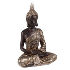 Statuette Bouddha Noire Et Doree H20 Maisons Du Monde Statuette Bouddha Bouddha Maison Du Monde