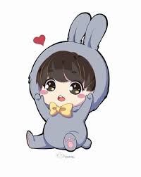 imagen de bts and jungkook jungkook chibi jungkook fanart chibi