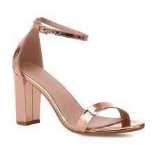 Chaussures petites pointures, chaussures femmes petites pointures, chaussure femme petite pointure, chaussures femme taille 35 chaussures babies, babies femme, ballerines à talon. Sandales Vernies Dore Rose A Talon Carre Pas Cher Femme La Modeuse