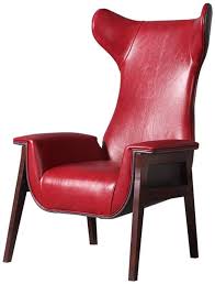 Amazon Com Lazy Sofa Chair Red Pu Leather Modern Arm Chair For Living Room And Bedroom Outdoor Garden Camping Lounge Moon Ch In 2020 Living Room Chairs Armchair Chair