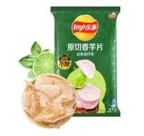 Lay's Thick Cut Taro Chips Refreshing Lime Flavor 60g*22bags/Case