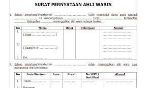 Surat keterangan kematian adalah sebuah surat yang dikeluarkan oleh kelurahan atau desa untuk menerangkan bahwa seseorang telah meninggal dunia. Contoh Surat Pernyataan Ahli Waris Dari Desa Lengkap Contoh Surat